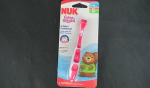 NUK Grins & Giggles 3-Sided Toothbrush - For Toddlers - Picture 1 of 6