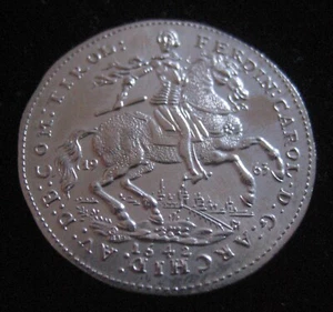 MDS ÖSTERREICH TIROL 1963 NEUPRÄGUNG 2 DUKATEN 1642 "FERDINAND KARL", SILBER #E - Picture 1 of 2