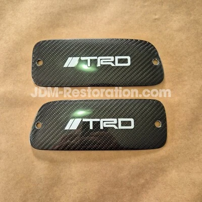 Toyota Supra Jza80 TRD Carbon Fiber Wing End Caps Brand New - Image 1 of 2