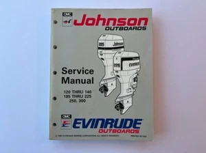 1993 OMC Johnson Evinrude 185 thru 300 Service Manual "ET"  P/N: 508287 - Picture 1 of 3