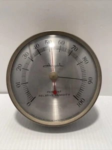 Vintage AIRGUIDE Percent Relative Humidity Indicator Barometer Gauge (b72) - Picture 1 of 10