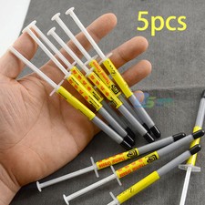 5 x 1g Gray Thermal Grease Paste Compound Syringe For PC / CPU Heatsink Silicone