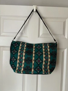 Tote/Shoulder Bag Southwestern Pattern Zip Closure Bag - Picture 1 of 5