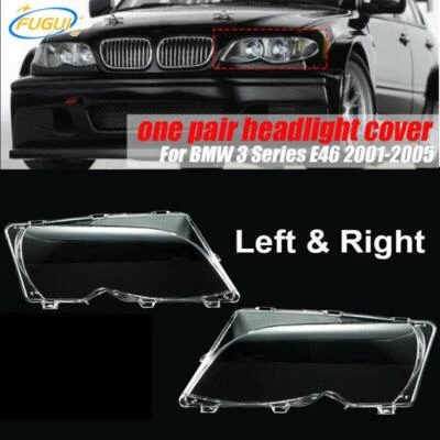 Cubierta de faro lente pieza transparente para BMW E46 325i 330i 330Xi 2002 2003 2004 2005 Foto 1 de 4