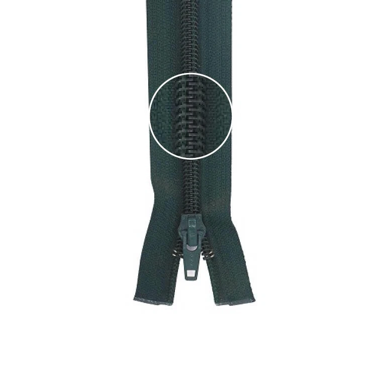 YKK Reißverschluss Kunststoffspirale teilbar 5mm 40cm 890 dunkelgrün - Bild 1 von 1