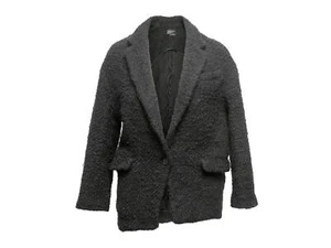Black Isabel Marant Boucle Wool Blazer Size FR 38 - Picture 1 of 6