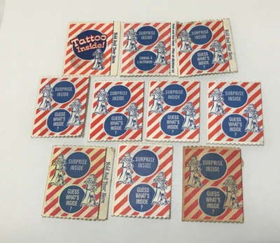 Juguete sorpresa vintage 10 CRACKER JACK - ADIVINA LO QUE HAY DENTRO 3 sin abrir 7 abiertos Foto 1 de 3