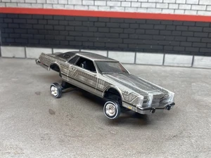 1979 Lincoln Mark V Lowrider 1/64 Scale Customized Diecast Car  3 Wheel Stance - Picture 1 of 14