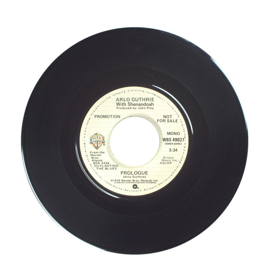 Arlo Guthrie; Shenandoah - Prologue - Vinyl Record 45 RPM 7" - Image 1 of 2