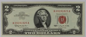 1963 $2 Red Seal Legal Tender CH CU - Picture 1 of 2