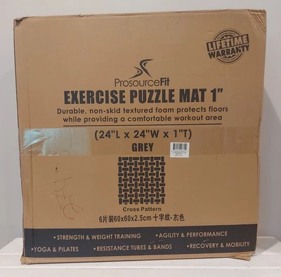 Exercise Puzzle Mat ProSource 1 In Grey - Image 1 of 3