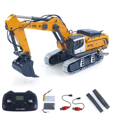 1/50 RC Excavator K970 Vehicle RC Lifting Digger Metal Bucket Tracks RTR Battery - Image 1 of 4