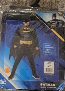 Rubies DC WB Batman Child Halloween Costume 3 Pieces Set Black Size Large(12-14) - Picture 1 of 3