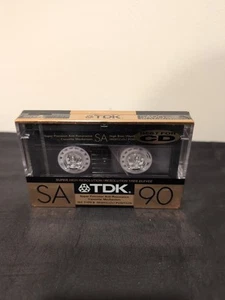 TDK SA 90 High Bias Cassette Tape Super High Resolution NEW Sealed - Picture 1 of 2