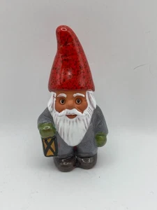 Vintage Rolf Berg Wichtel mit Laterne Figur Toshalla Schweden Volkskunst 4" signiert - Bild 1 von 7