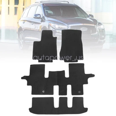 Alfombrillas de terciopelo para Infiniti QX60 2013 2014 2015 2016 2017 Nissan Pathfinder Foto 1 de 4
