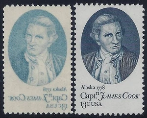 1732 Hermoso Negrita Perfecto Error de Desplazamiento Inverso / EFO "Capitán Cook" MNH - Imagen 1 de 1