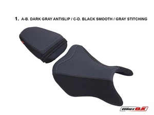SEAT COVER for Suzuki GSX-S 750 ('17-23) MotOK Antislip Waterproof - Picture 1 of 9