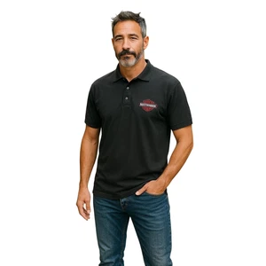 Harley Davidson Las Vegas Cafe Poloshirt Herren XL schwarz gesticktes Logo - Bild 1 von 9