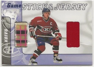 2000-01 BAP Signature Series Jersey and Stick #GSJ4 Saku Koivu 100* Canadiens - Picture 1 of 2