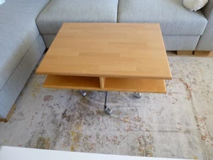 Wohnzimmertisch Buche, Rollbar - Bild 1 von 7