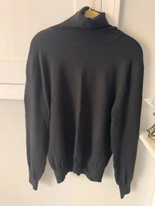 NICE Mens L  Perry Ellis TURTLENECK SWEATER Black Pullover - Bild 1 von 3