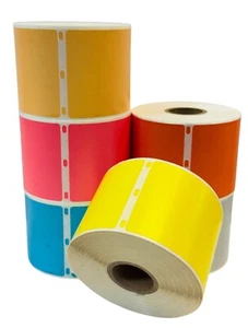 300 Dymo Compatible 30256 YELLOW only Color coded 2.312" X 4" Labels (5 Rolls) - Picture 1 of 5