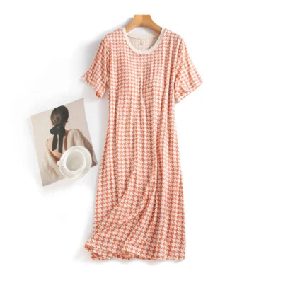 Ropa de dormir Vestido Mujer Camisón Pequeño Mediano Grande Talla 4-12 Camisón Caftán Foto 1 de 4