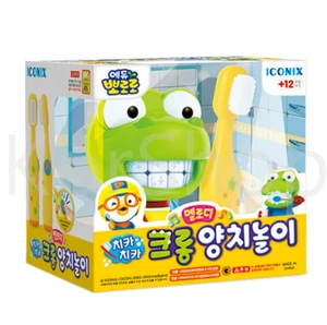 Pororo & Friends Crong Brushing Teeth Play Set Melody Baby Habit Practice Toy - Picture 1 of 12