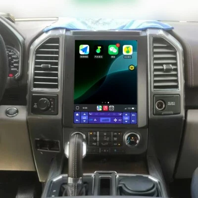 12.1'' Car Radio Stereo Android GPS CarPlay For FORD F150 F250 F350 Tesla Style - Image 1 of 4