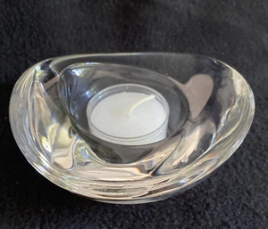 NAMBE Full Lead Crystal Twist Votive Candle Holder Signed Made in Germany - Picture 1 of 6