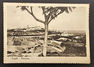 Antica cartolina viaggiata Cingoli Macerata Fp Anno 1949 Francobollo Raro - Picture 1 of 3