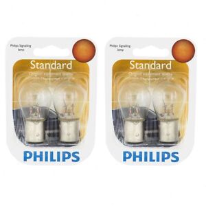 2 pc Philips Brake Light Bulbs for Mini Cooper 2002-2008 Electrical Lighting ql