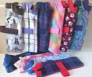 YUPPY YAPS AUST MADE mini dachshund polar fleece coats 2 styles - Picture 1 of 41