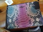 Coach Top Zip Crossbody Bag 52406 Nwt! Exotic Embossed Leather Python Snake 