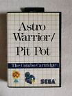 Astro Warrior /pit Pot Sega Master System Pal EUR ITA VERY RARE GAME ORIGINAL