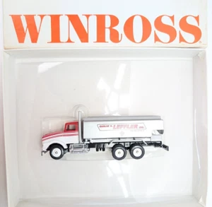 WINROSS CARLOS R. LEFFLER INC. TANKER TRACTOR TRAILER 1:64 DIE CAST EDITION - Picture 1 of 11