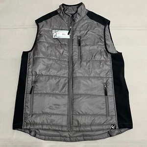 New Anglers Men Gray Lightweight Ripstop Zip Outdoors Vest Jacket-L-1349 - Picture 1 of 13