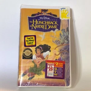 Walt Disney Masterpiece The Hunchback of Notre Dame VHS Tape New Sealed - Picture 1 of 6