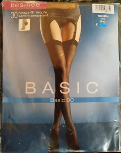 Desiree Basic 30 den Straps-Strümpfe Gobi 38/40 - Bild 1 von 2