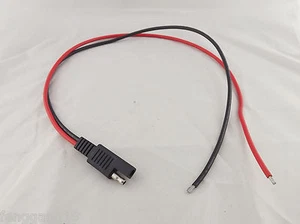 Solar Battery SAE DC Power Automotive DIY Connector Extension Cable 14AWG 50cm - Picture 1 of 6