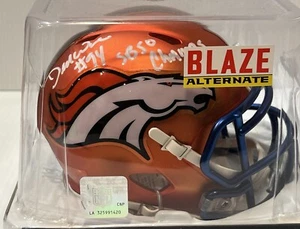 Riddell Blaze Alternate Demarcus Ware Beckett Coa Broncos - Picture 1 of 2