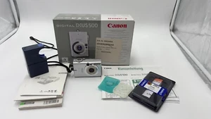 Digitalkamera Canon Ixus 500 im original Karton geprüft - Bild 1 von 13