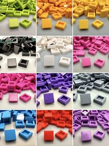 LEGO Square Tile 1 x 1 3070, Red, Yellow, Black, White, Purple, Lime, 30 Pieces - Picture 1 of 20
