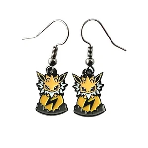 Pendientes colgantes Jolteon, Eeveelutions, sin níquel, opciones de alambre disponibles - Imagen 1 de 1