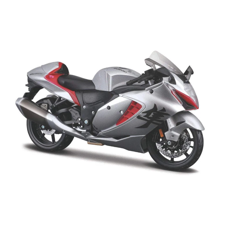 10-21848 Bburago Maisto - Suzuki Hayabusa (2022), argento - Scala 1:12 - Immagine 1 di 1