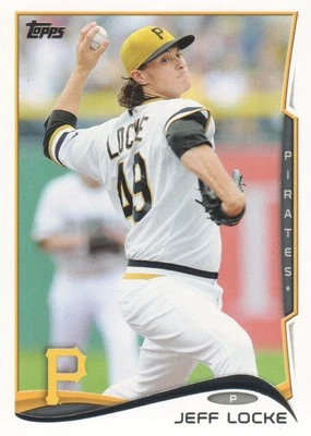 2014 Topps #608 Jeff Locke Pittsburgh Pirates - Image 1 of 2