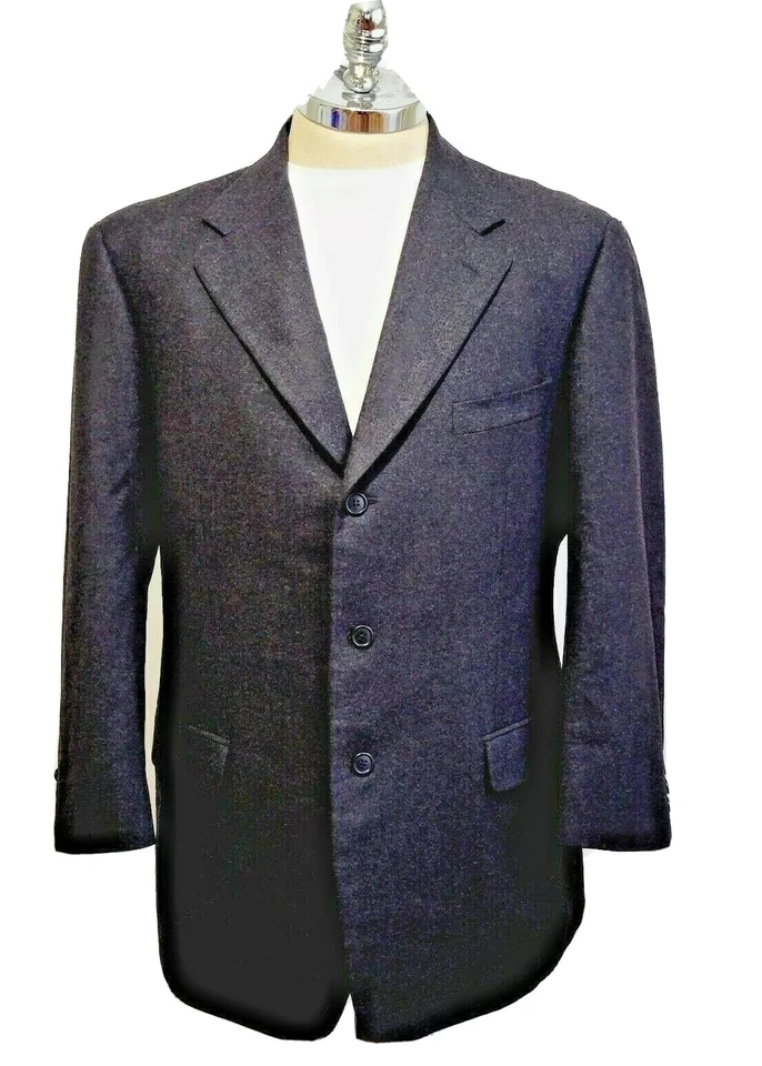 Chaqueta Blazer Abrigo Deportivo A Medida Loro Piana Para Hombres Super 110's Lana EE. UU. Talla 46L Foto 1 de 4