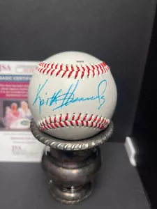 Heith Hernandez - Firmado Coleman ONL Béisbol - Autenticado por la JSA (AY19196) - Imagen 1 de 6