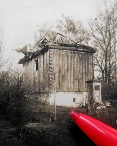 k) Foto zerstörte Kapelle Kirche 1917 / 1918 Kowel Nachlass Flieger - Bild 1 von 2